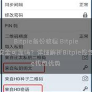 Bitpie备份教程 Bitpie钱包安全可靠吗？详细解析Bitpie钱包优势