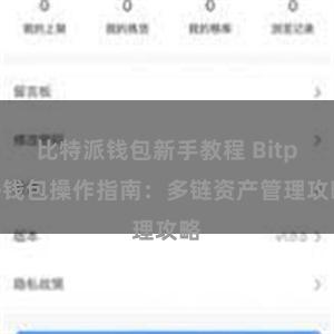 比特派钱包新手教程 Bitpie钱包操作指南：多链资产管理攻略