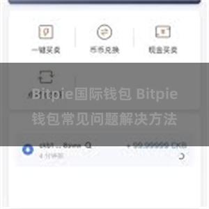 Bitpie国际钱包 Bitpie钱包常见问题解决方法