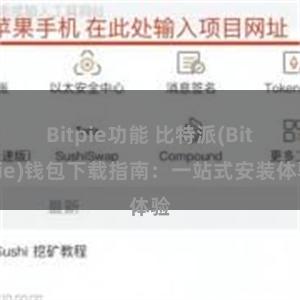 Bitpie功能 比特派(Bitpie)钱包下载指南：一站式安装体验