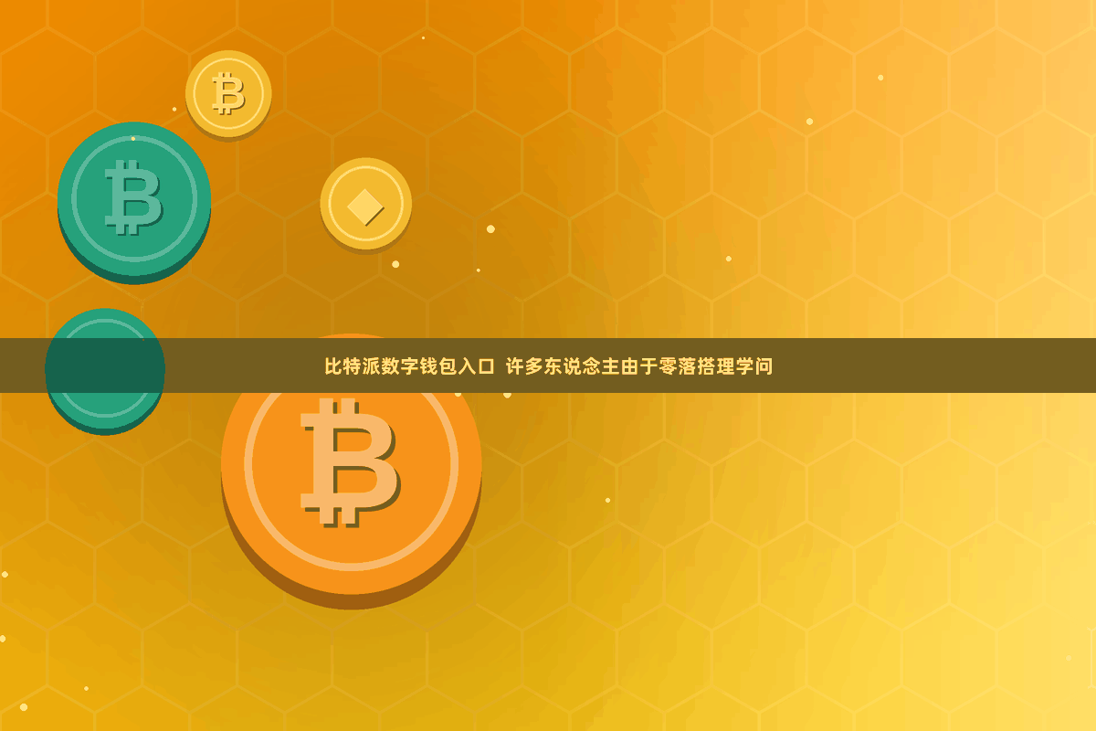 比特派数字钱包入口  许多东说念主由于零落搭理学问